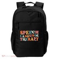 Speech Therapy Speech Language Therapy Pathologist Retro SLP Backpack thumb 0