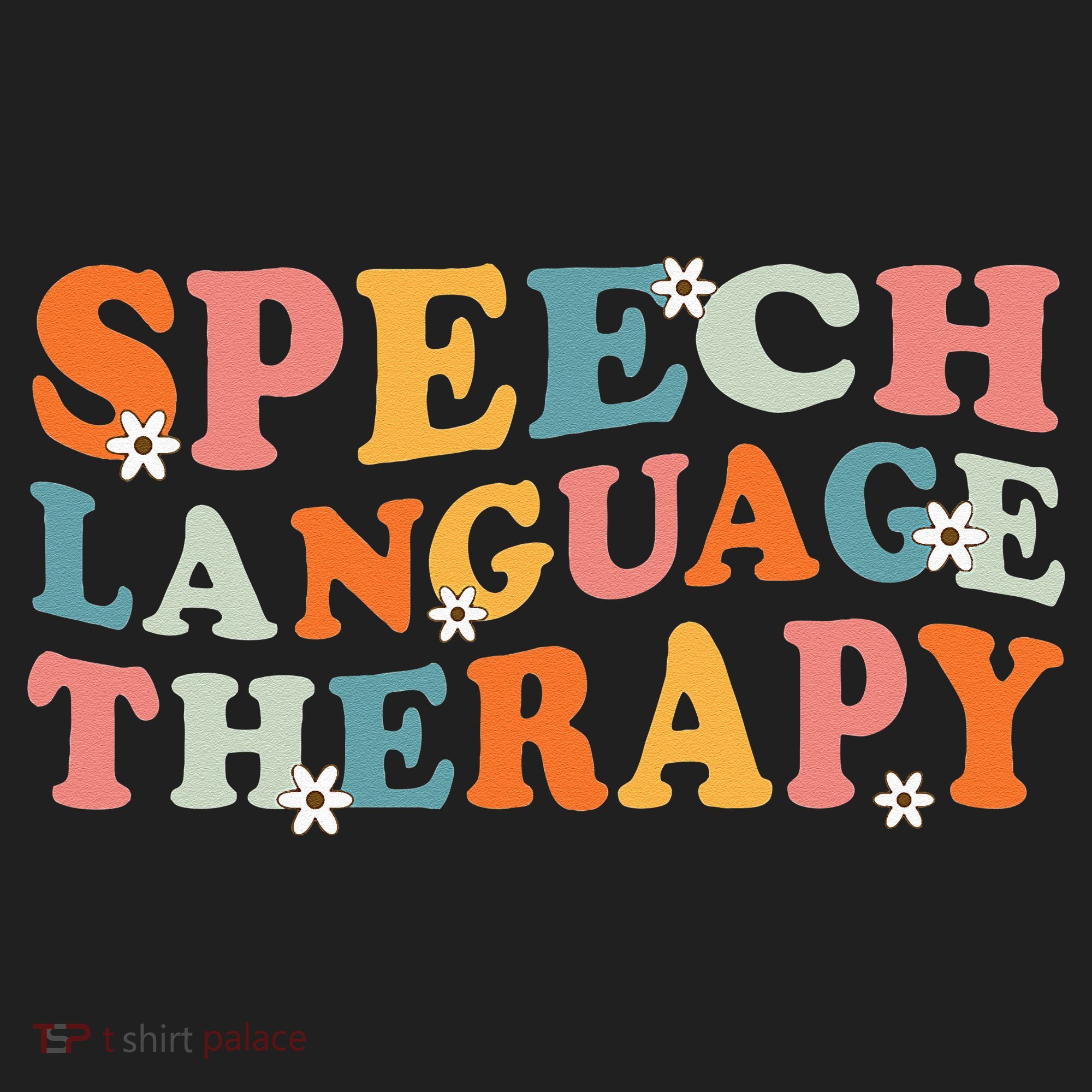 Speech Therapy Speech Language Therapy Pathologist Retro SLP 12oz Stainless Steel Coffee Mug