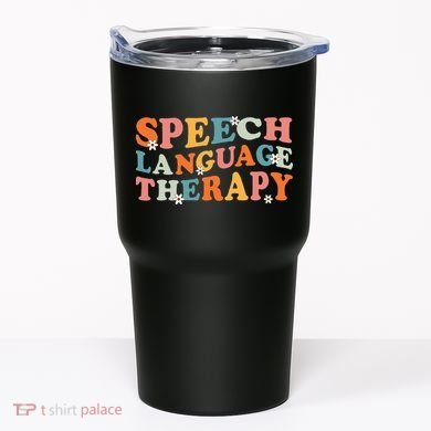 Speech Therapy Speech Language Therapy Pathologist Retro SLP Tumbler