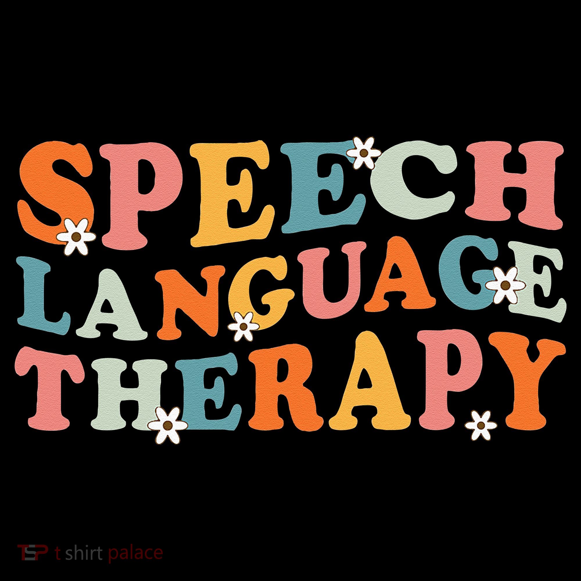 Speech Therapy Speech Language Therapy Pathologist Retro SLP Tote Bag