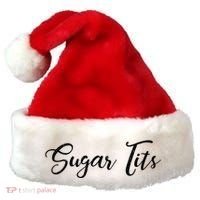 Sugar Tits Sweetheart Babe Funny Funny Gift Santa Hat thumb 0