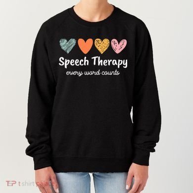 Speech Therapy Speech Language Pathologist Cute Women's Sweatshirt