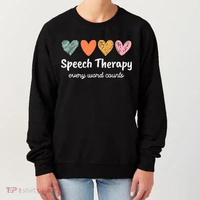 Speech Therapy Speech Language Pathologist Cute Women's Sweatshirt