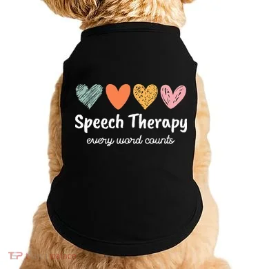 Speech Therapy Speech Language Pathologist Cute Doggie Tank
