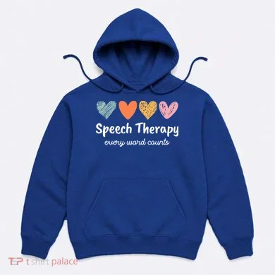 Speech Therapy Speech Language Pathologist Cute Hoodie