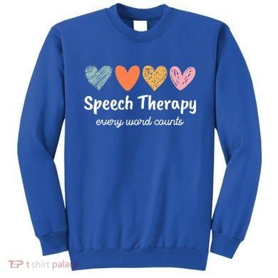 Speech Therapy Speech Language Pathologist Cute Sweatshirt