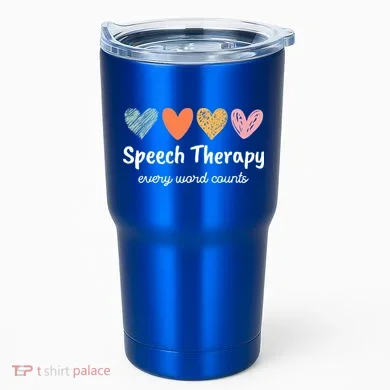 Speech Therapy Speech Language Pathologist Cute Tumbler