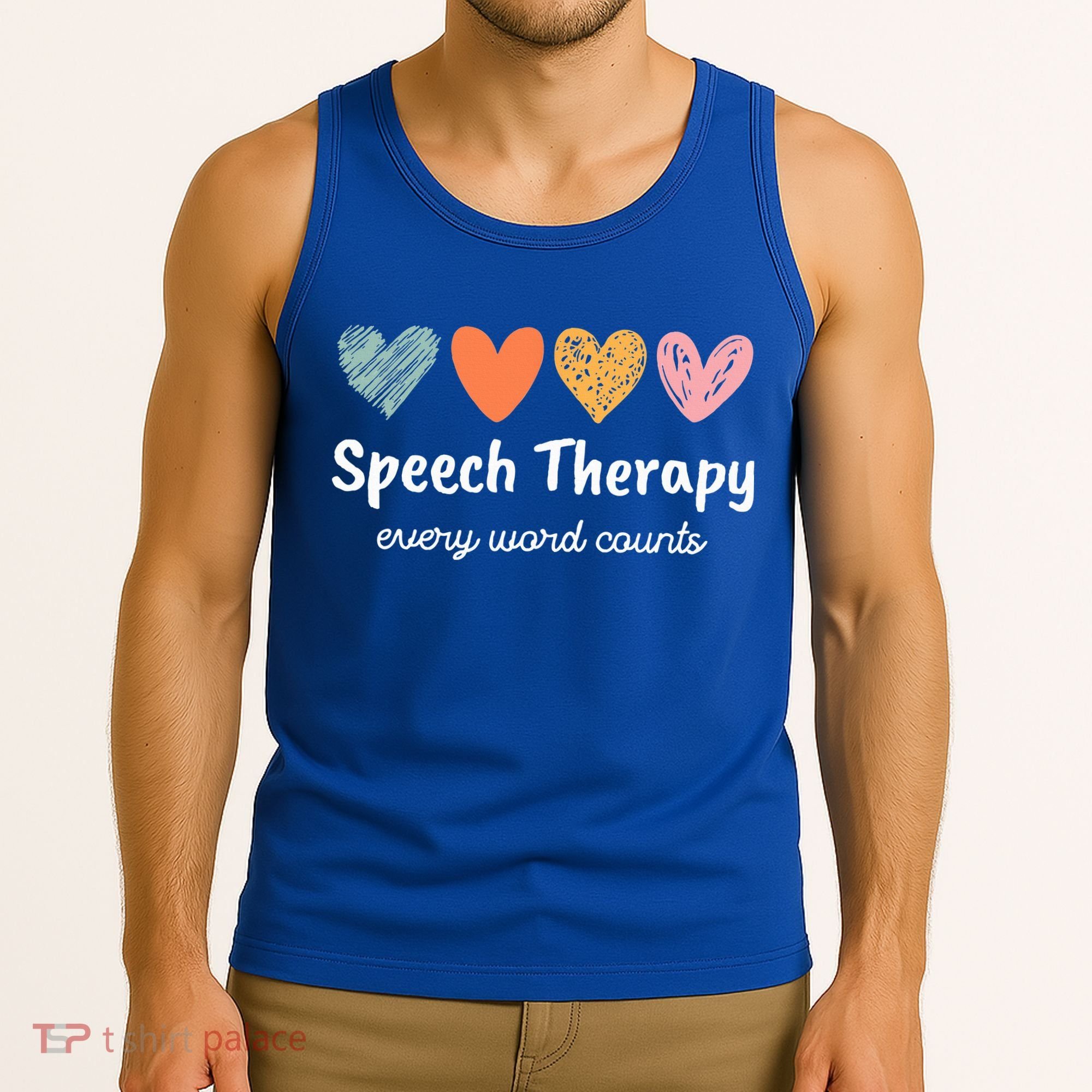 Speech Therapy Speech Language Pathologist Cute Tank Top