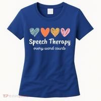 Speech Therapy Speech Language Pathologist Cute Women's T-Shirt thumb 0