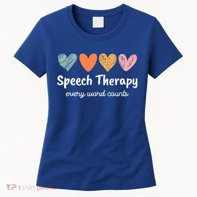 Speech Therapy Speech Language Pathologist Cute Women's T-Shirt