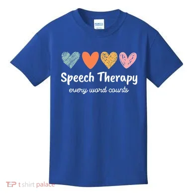 Speech Therapy Speech Language Pathologist Cute Kids T-Shirt