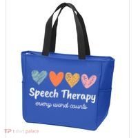 Speech Therapy Speech Language Pathologist Cute Tote Bag thumb 3