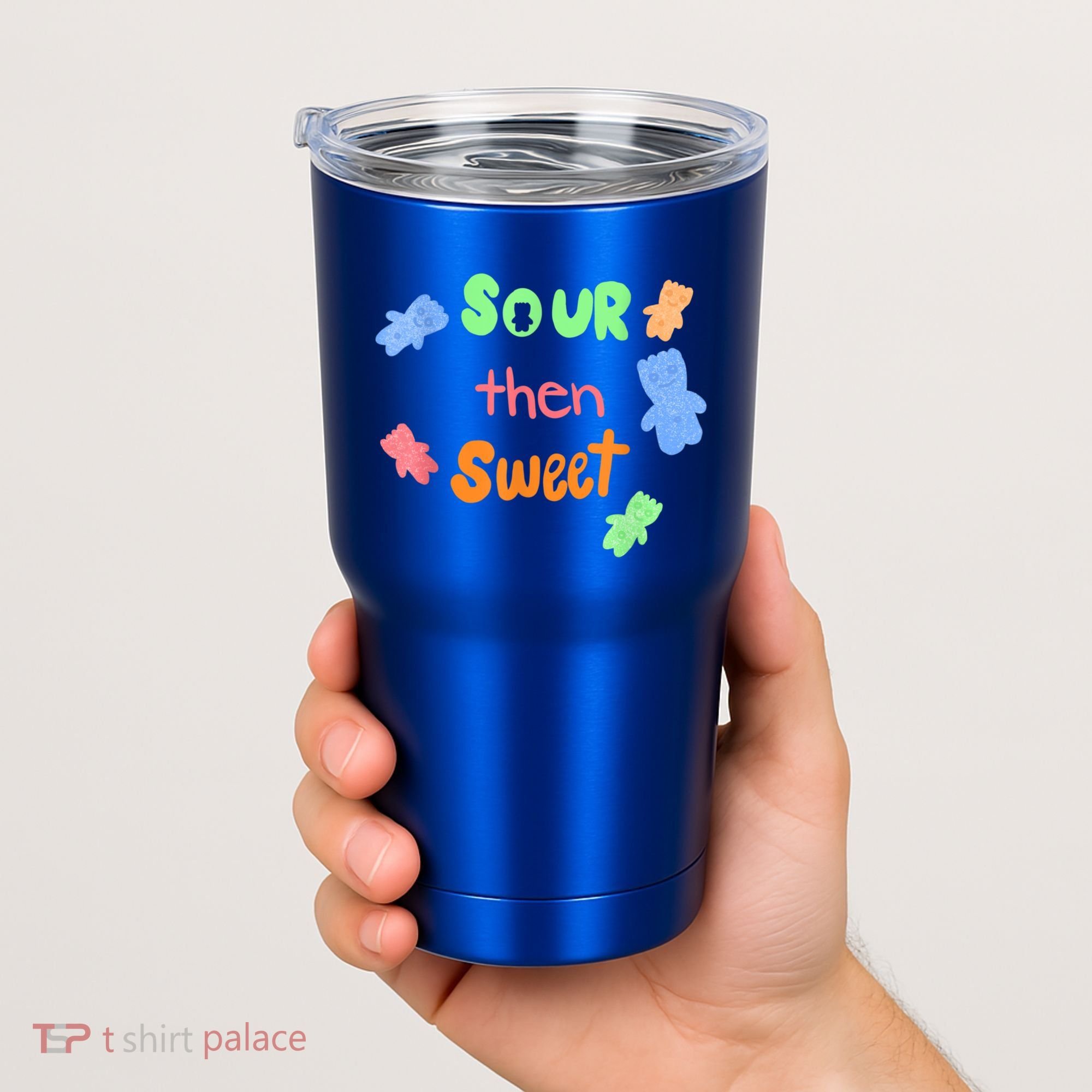 Sour Then Sweet Sour Candy Patch Tumbler