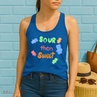 Sour Then Sweet Sour Candy Patch Women's Tank Top thumb 2