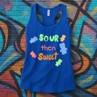 Sour Then Sweet Sour Candy Patch Women's Tank Top thumb 3