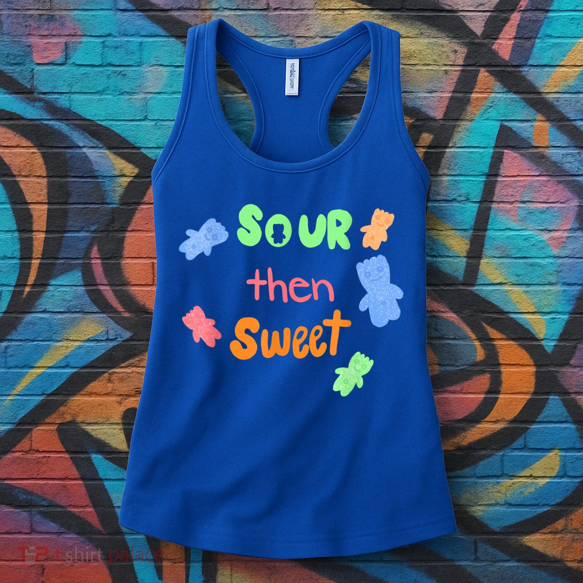 Sour Then Sweet Sour Candy Patch Women's Tank Top