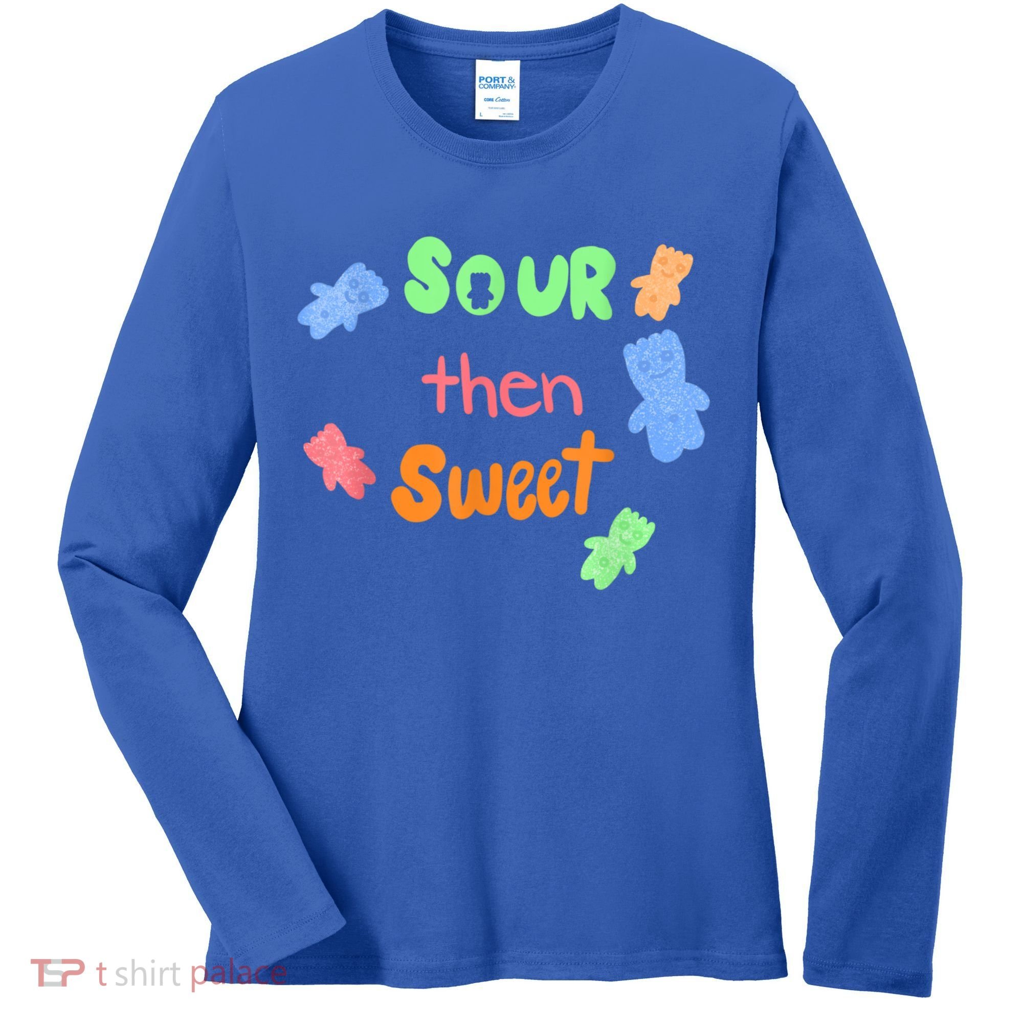 Sour Then Sweet Sour Candy Patch Women's Long Sleeve Shirt