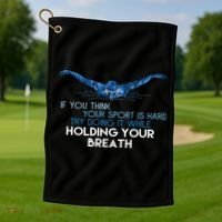 Swimming Team Swim Team Golf Towel thumb 1
