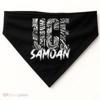 Samoan Tribal Samoa Polynesian Tanoa Uce Samoan USA-Made Doggie Bandana thumb 0