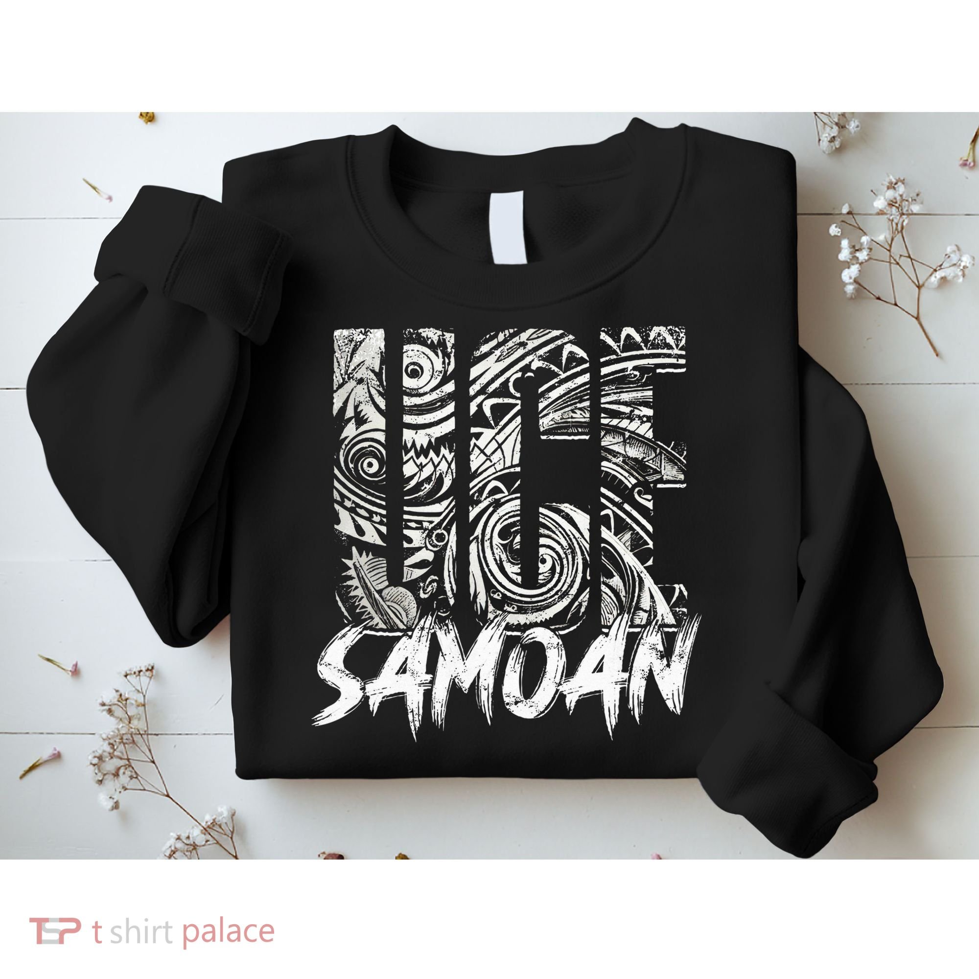Samoan Tribal Samoa Polynesian Tanoa Uce Samoan Sweatshirt