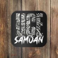 Samoan Tribal Samoa Polynesian Tanoa Uce Samoan Coaster thumb 0