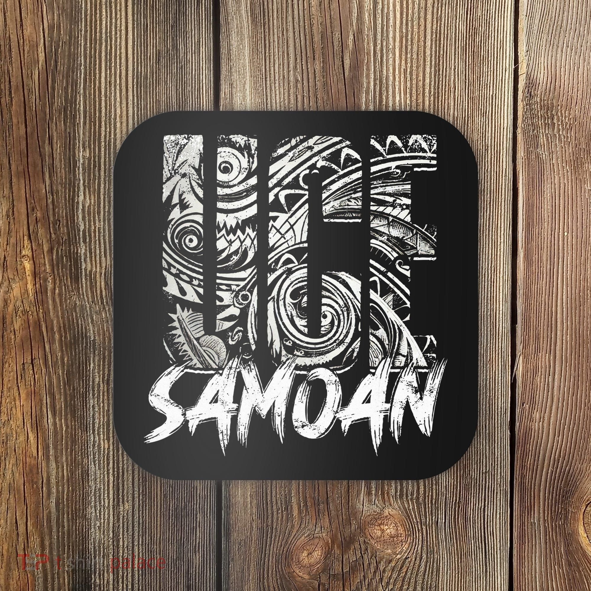 Samoan Tribal Samoa Polynesian Tanoa Uce Samoan Coaster