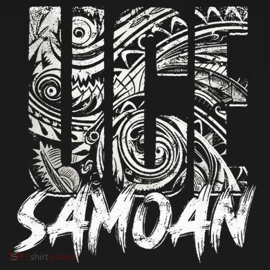 Samoan Tribal Samoa Polynesian Tanoa Uce Samoan Flat Bill Trucker Hat