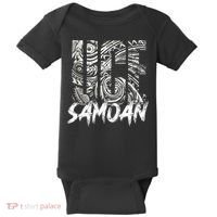 Samoan Tribal Samoa Polynesian Tanoa Uce Samoan Baby Bodysuit thumb 0