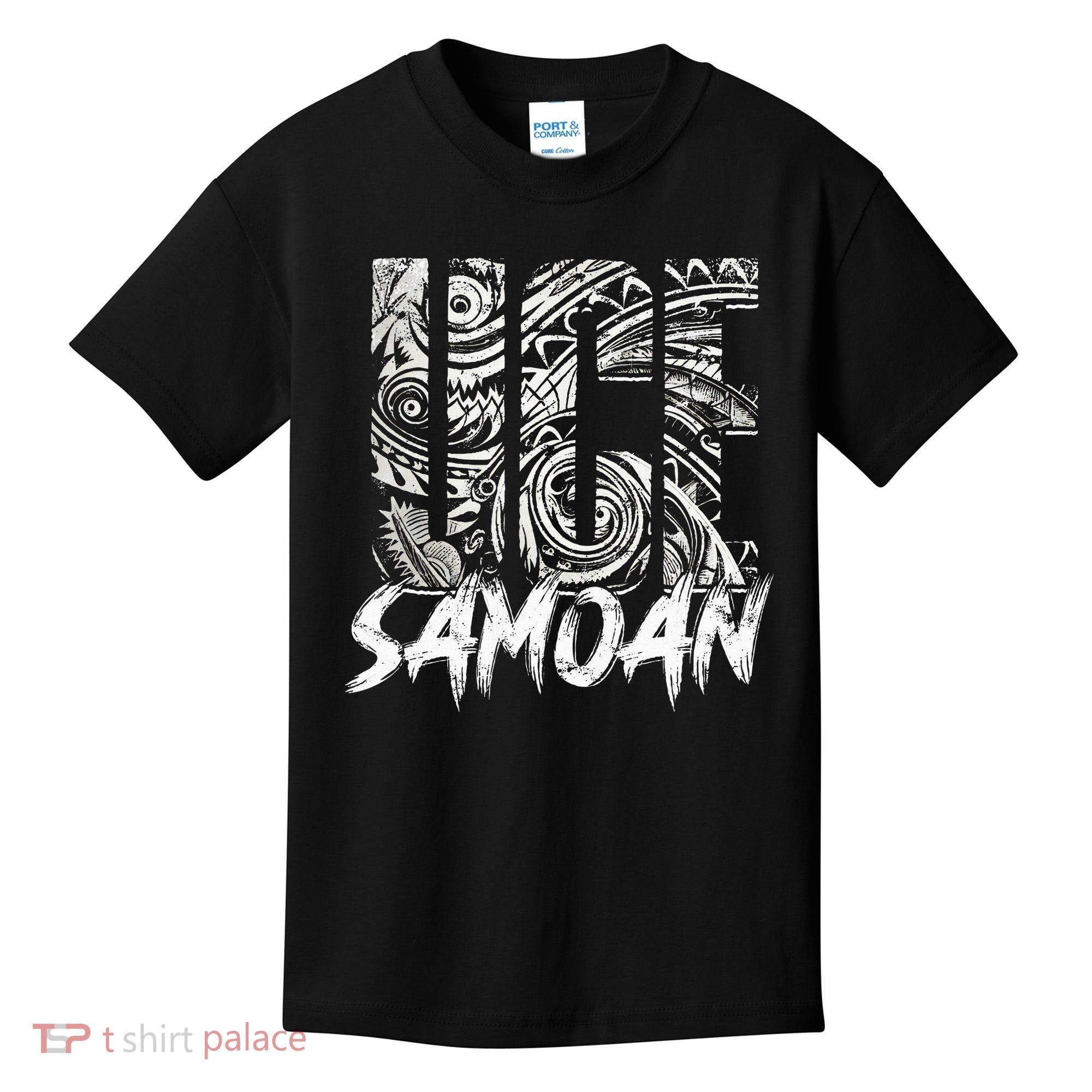 Samoan Tribal Samoa Polynesian Tanoa Uce Samoan Kids T-Shirt