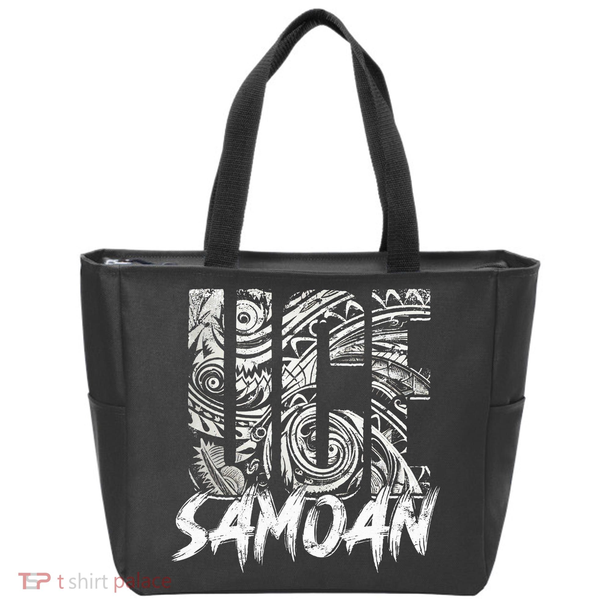 Samoan Tribal Samoa Polynesian Tanoa Uce Samoan Tote Bag