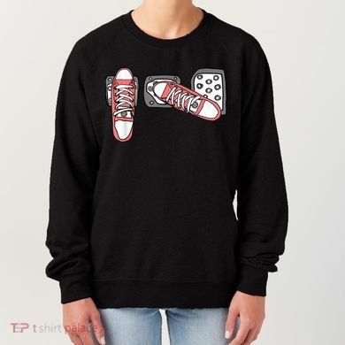 Save The Stick Funny Manual Transmission Three Pedals Car Women's Sweatshirt