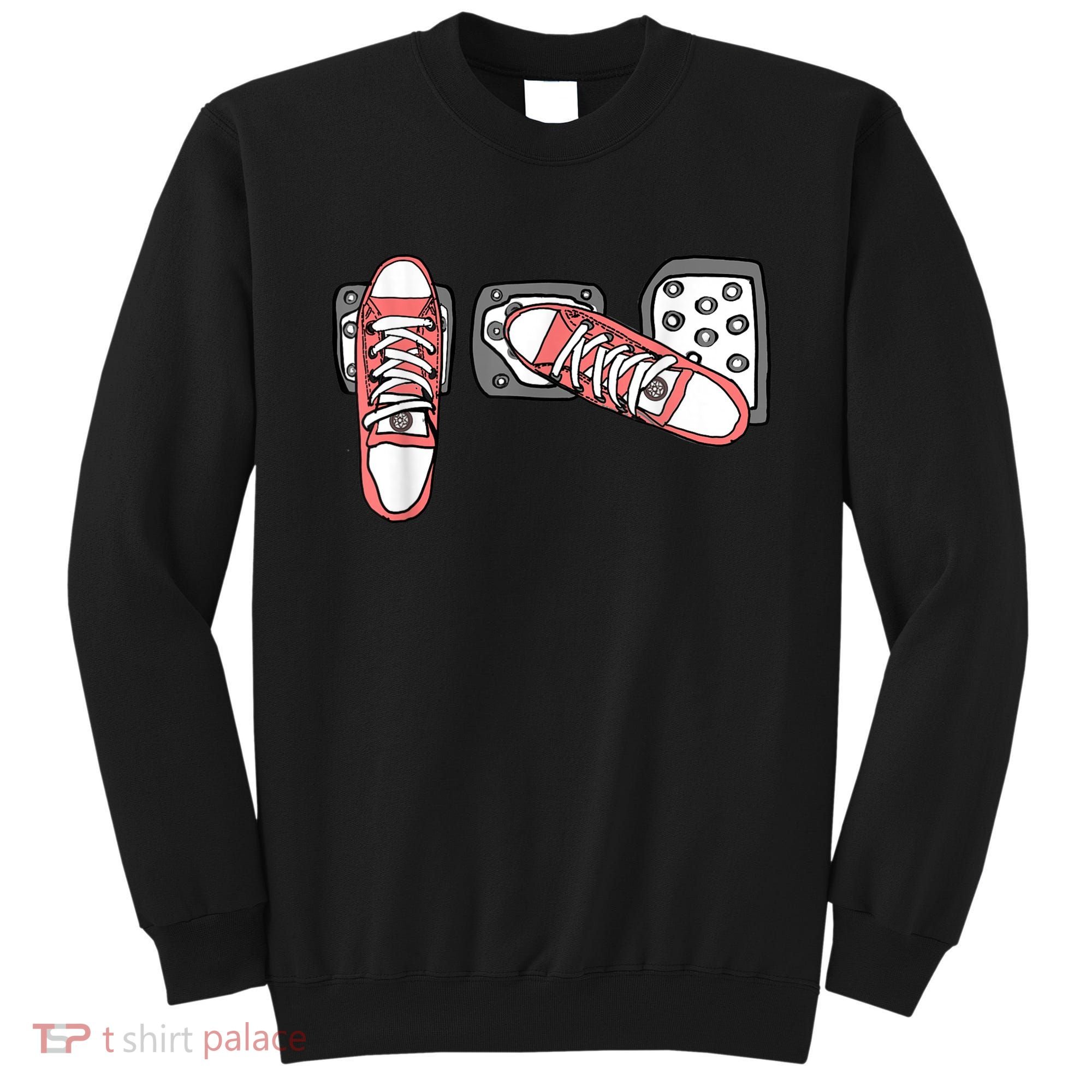 Save The Stick Funny Manual Transmission Three Pedals Car Sweatshirt