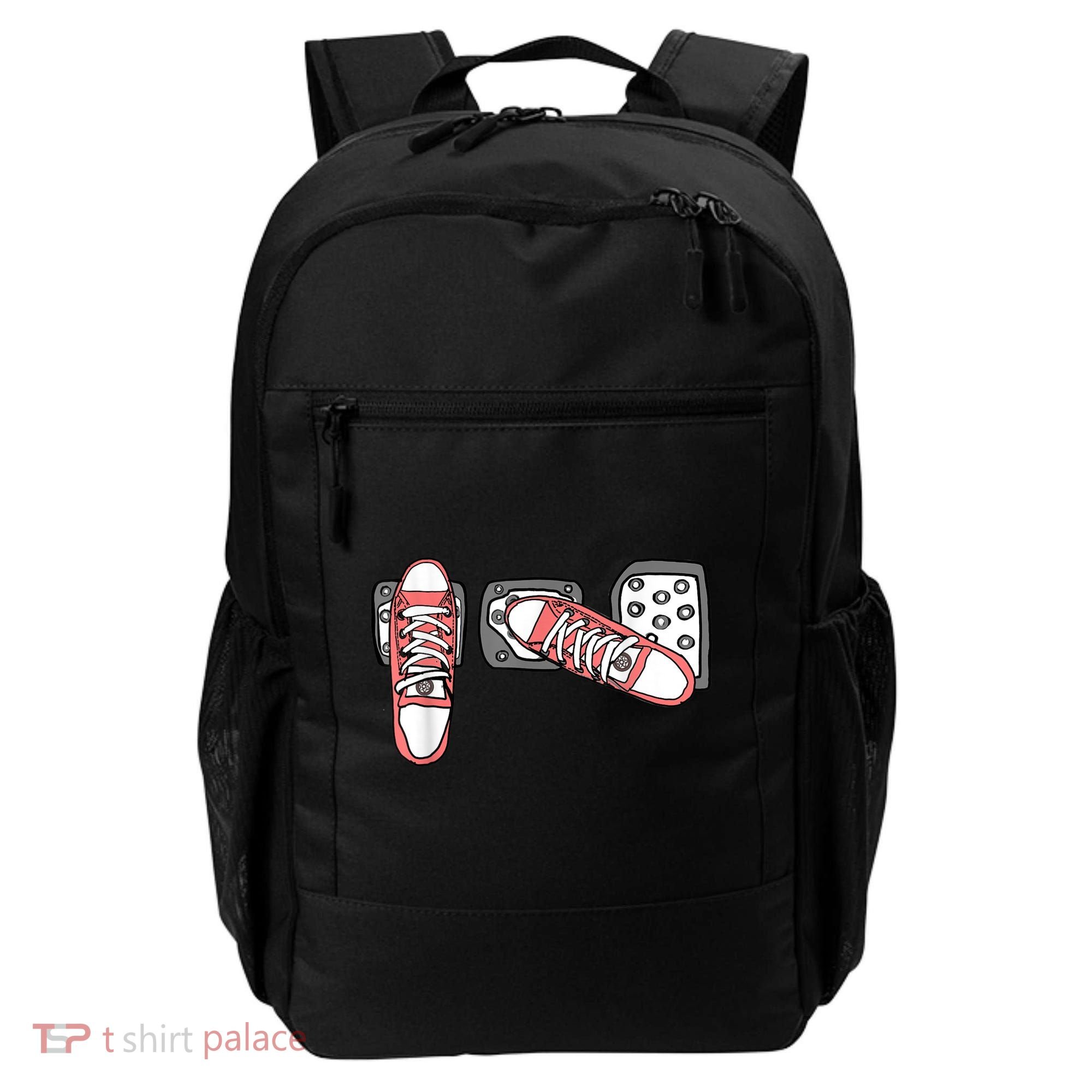 Save The Stick Funny Manual Transmission Three Pedals Car Backpack