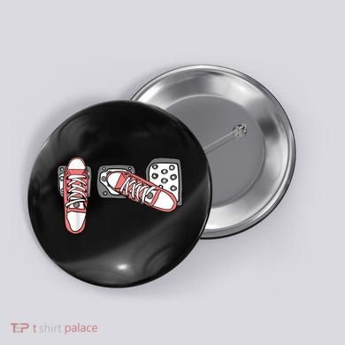 Save The Stick Funny Manual Transmission Three Pedals Car Button