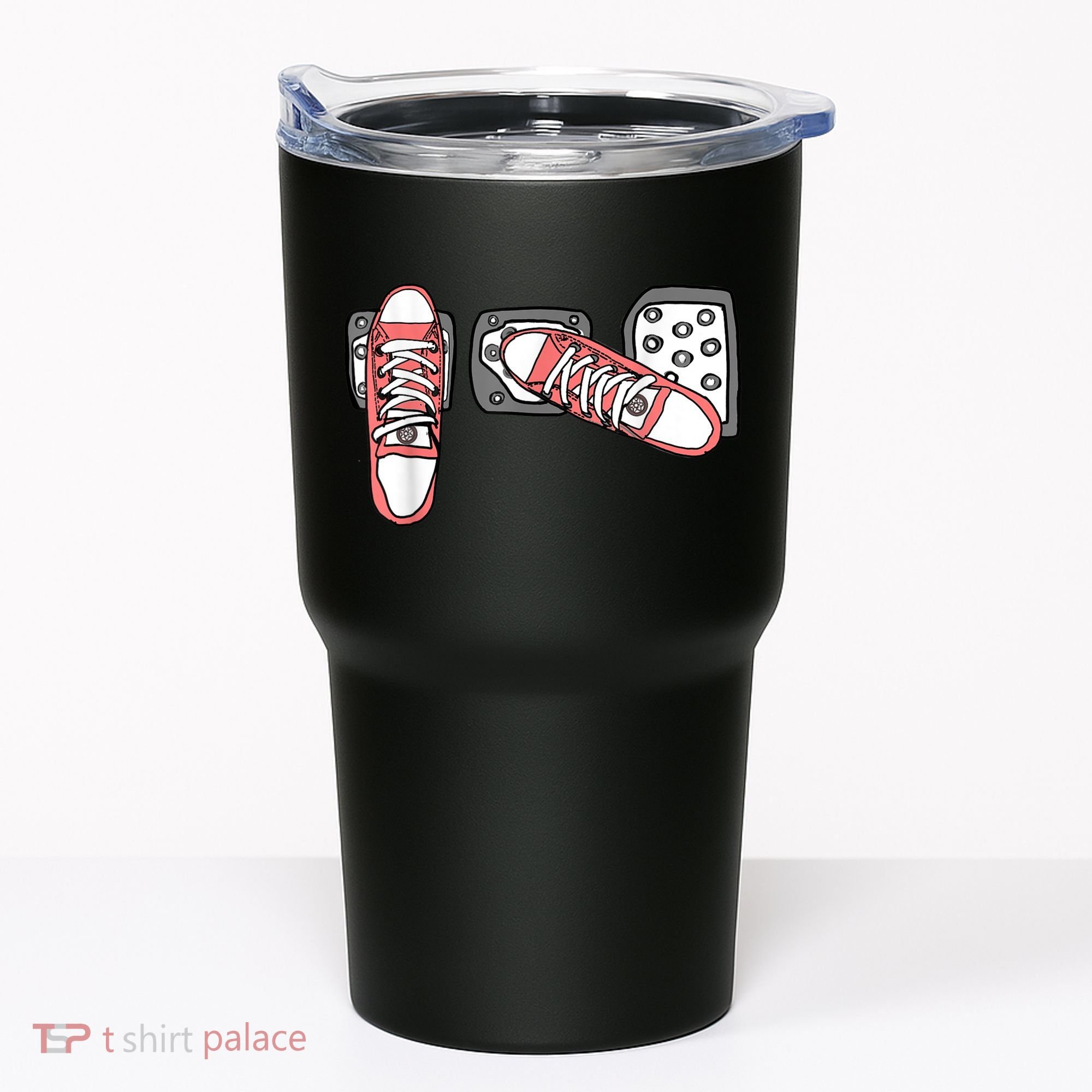 Save The Stick Funny Manual Transmission Three Pedals Car Tumbler