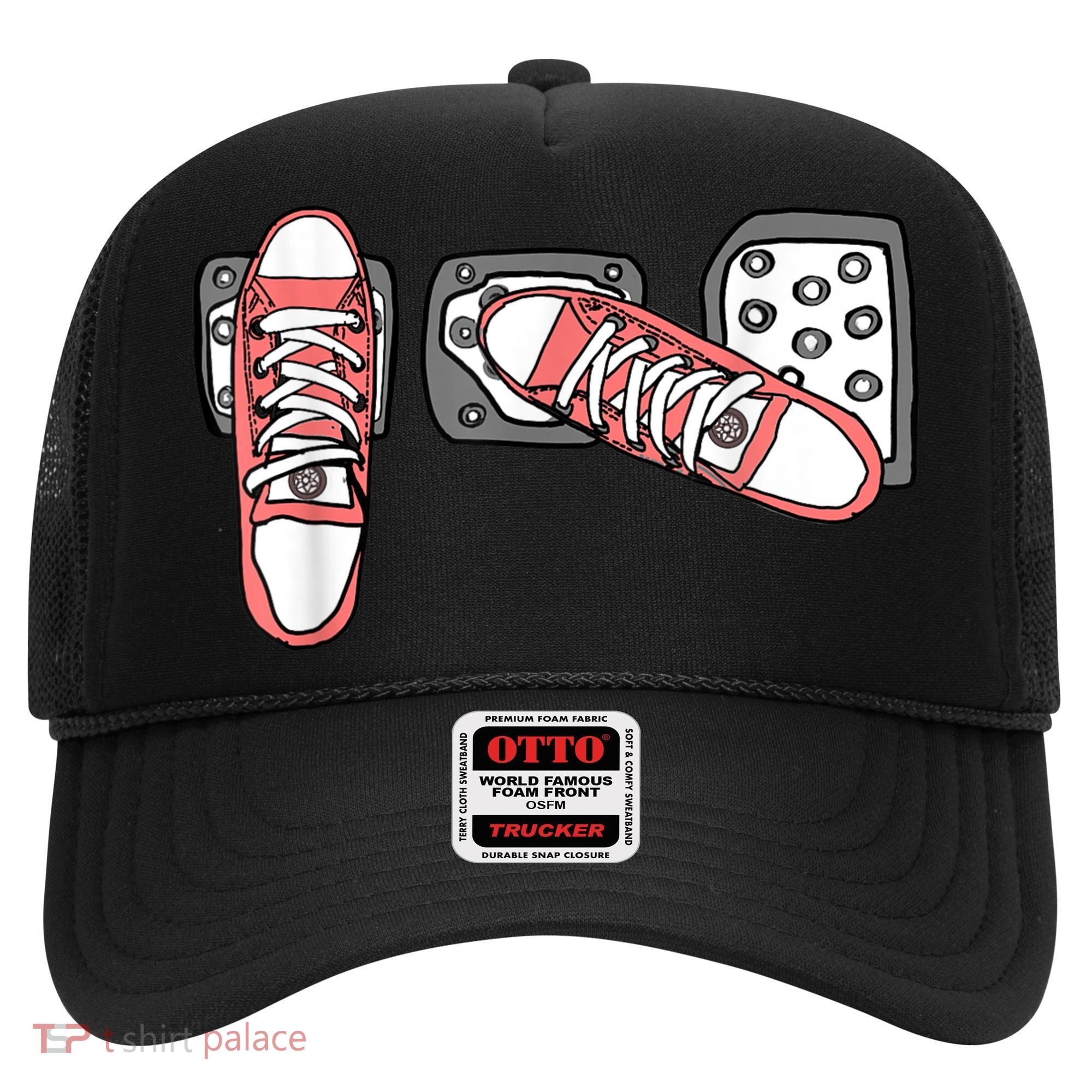 Save The Stick Funny Manual Transmission Three Pedals Car Hat