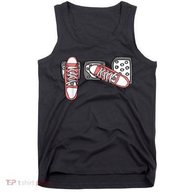 Save The Stick Funny Manual Transmission Three Pedals Car Tank Top