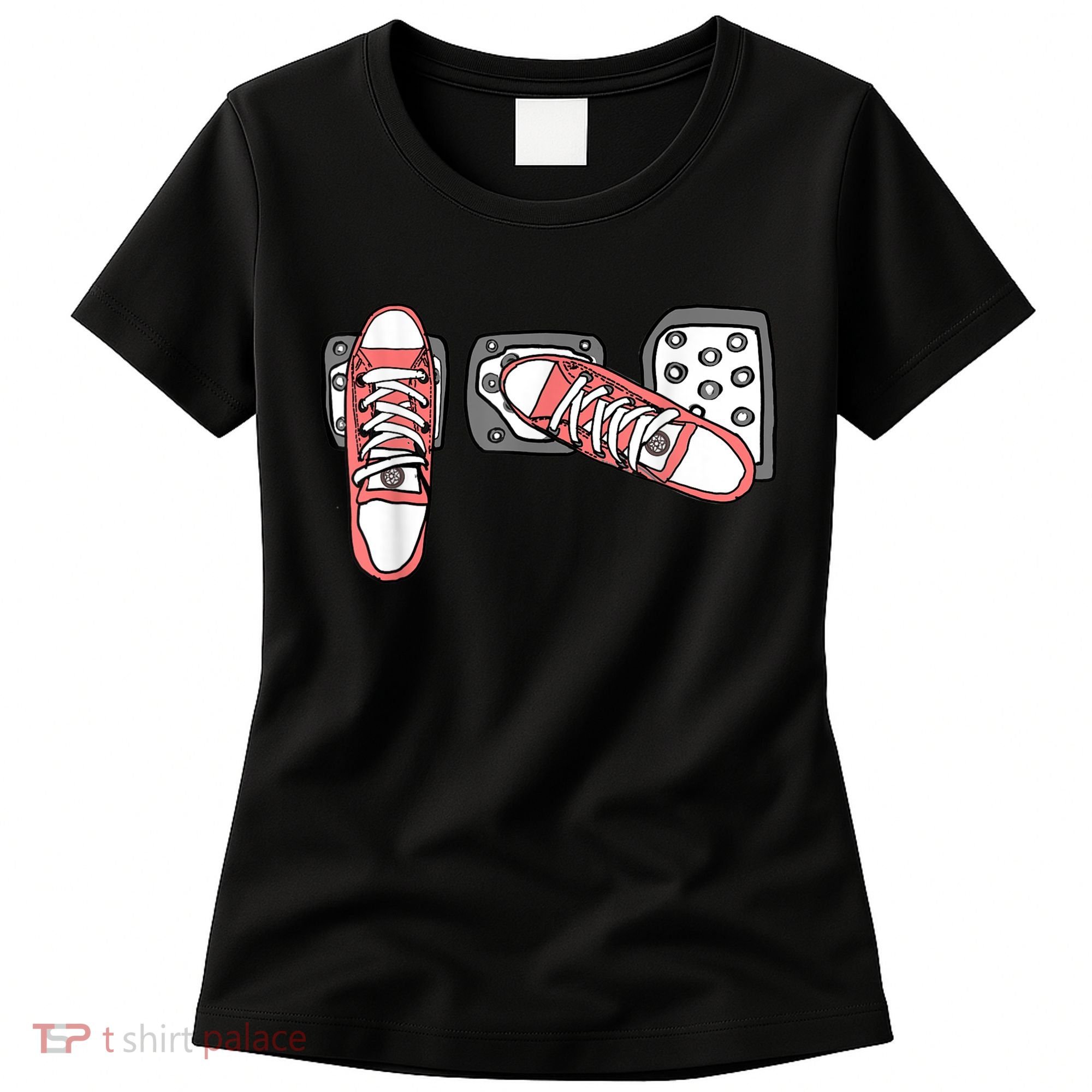Save The Stick Funny Manual Transmission Three Pedals Car Women's T-Shirt