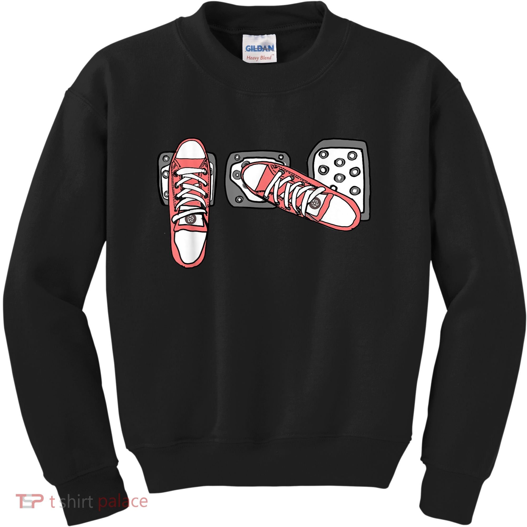 Save The Stick Funny Manual Transmission Three Pedals Car Kids Sweatshirt