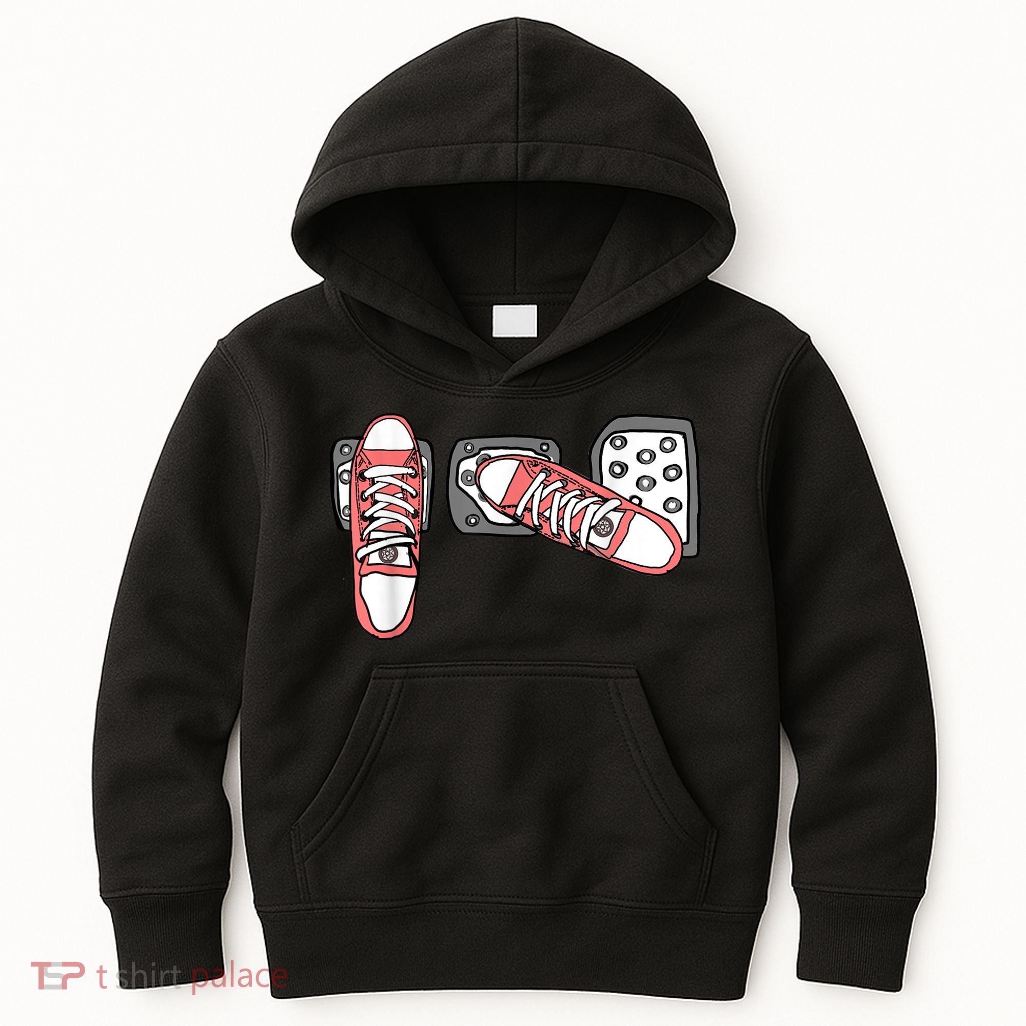 Save The Stick Funny Manual Transmission Three Pedals Car Kids Hoodie