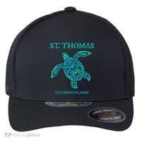 St Thomas Sea Turtles Usvi Vacation Souvenir Flexfit Unipanel Trucker Cap thumb 0