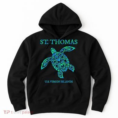 St Thomas Sea Turtles Usvi Vacation Souvenir Hoodie