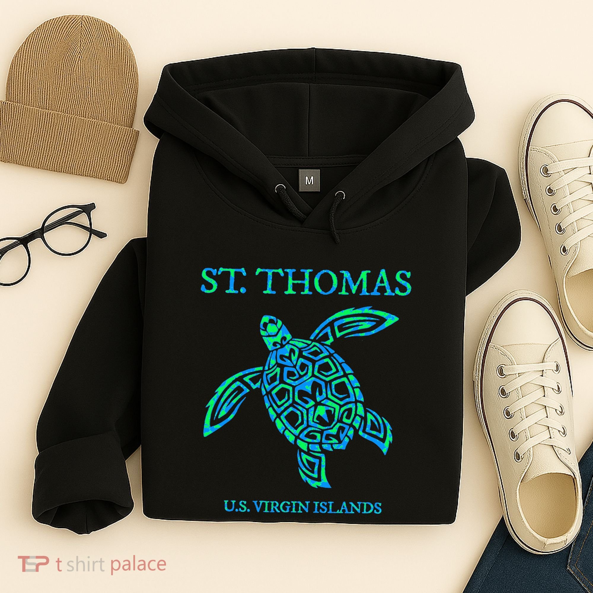 St Thomas Sea Turtles Usvi Vacation Souvenir Hoodie