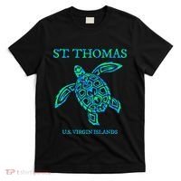 St Thomas Sea Turtles Usvi Vacation Souvenir T-Shirt thumb 0
