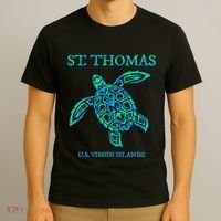 St Thomas Sea Turtles Usvi Vacation Souvenir T-Shirt thumb 3