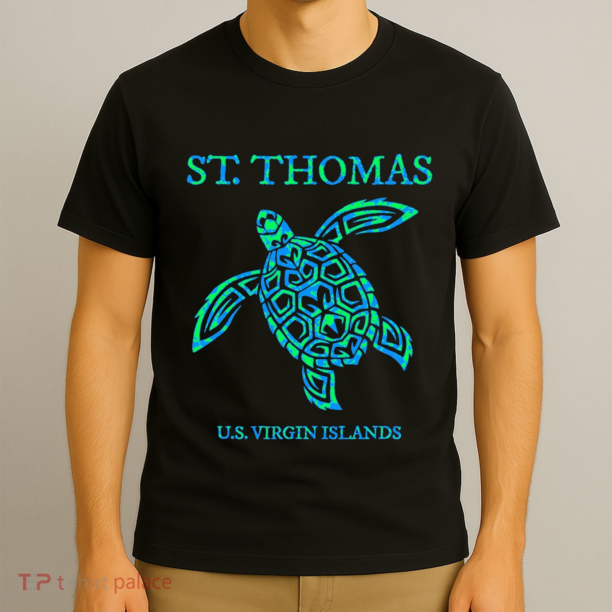 St Thomas Sea Turtles Usvi Vacation Souvenir T-Shirt