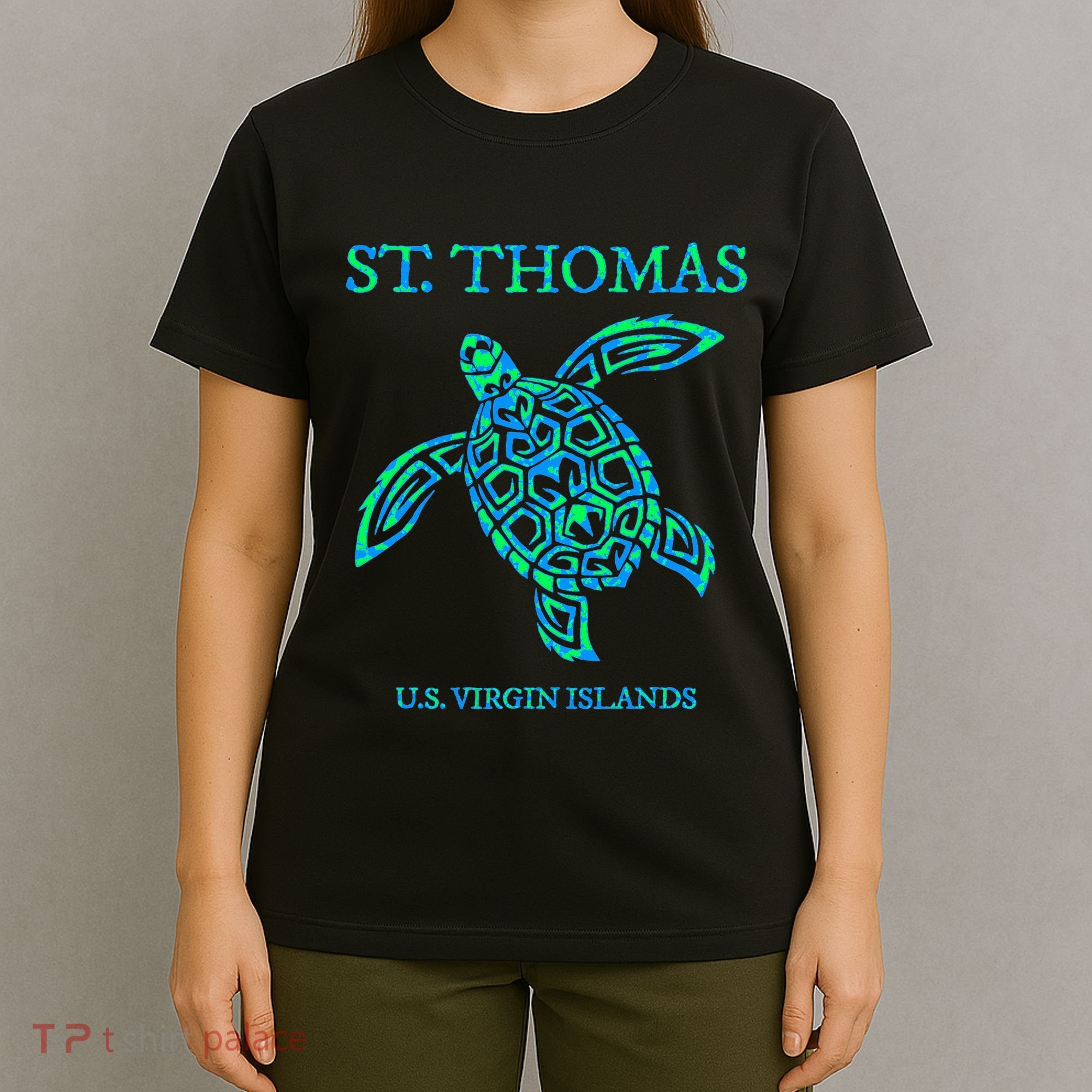 St Thomas Sea Turtles Usvi Vacation Souvenir T-Shirt