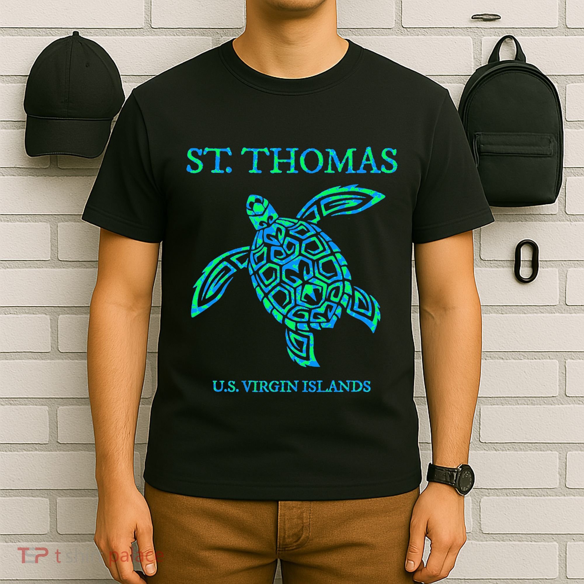 St Thomas Sea Turtles Usvi Vacation Souvenir T-Shirt