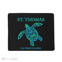 St Thomas Sea Turtles Usvi Vacation Souvenir Mousepad thumb 0