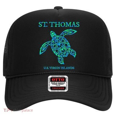 St Thomas Sea Turtles Usvi Vacation Souvenir Hat